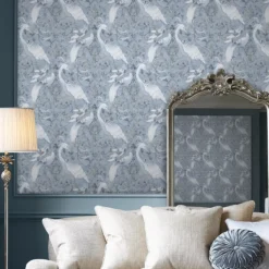 Laura Ashley Tregaron Blue Animal Smooth Wallpaper 13 Laura Ashley Tregaron Blue Animal Smooth Wallpaper -Laura Ashley laura ashley tregaron blue animal smooth wallpaper5011583551303 20i bq
