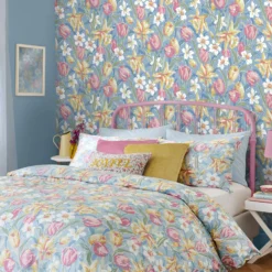 Laura Ashley Tulips Blue Floral Smooth Wallpaper 13 Laura Ashley Tulips Blue Floral Smooth Wallpaper -Laura Ashley laura ashley tulips blue floral smooth wallpaper5011583545906 20i bq