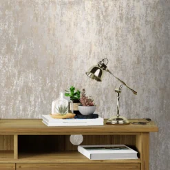 Laura Ashley Whinfell Champagne Metallic Effect Industrial Smooth Wallpaper -Laura Ashley laura ashley whinfell champagne metallic effect industrial smooth wallpaper5011583487046 20i bq