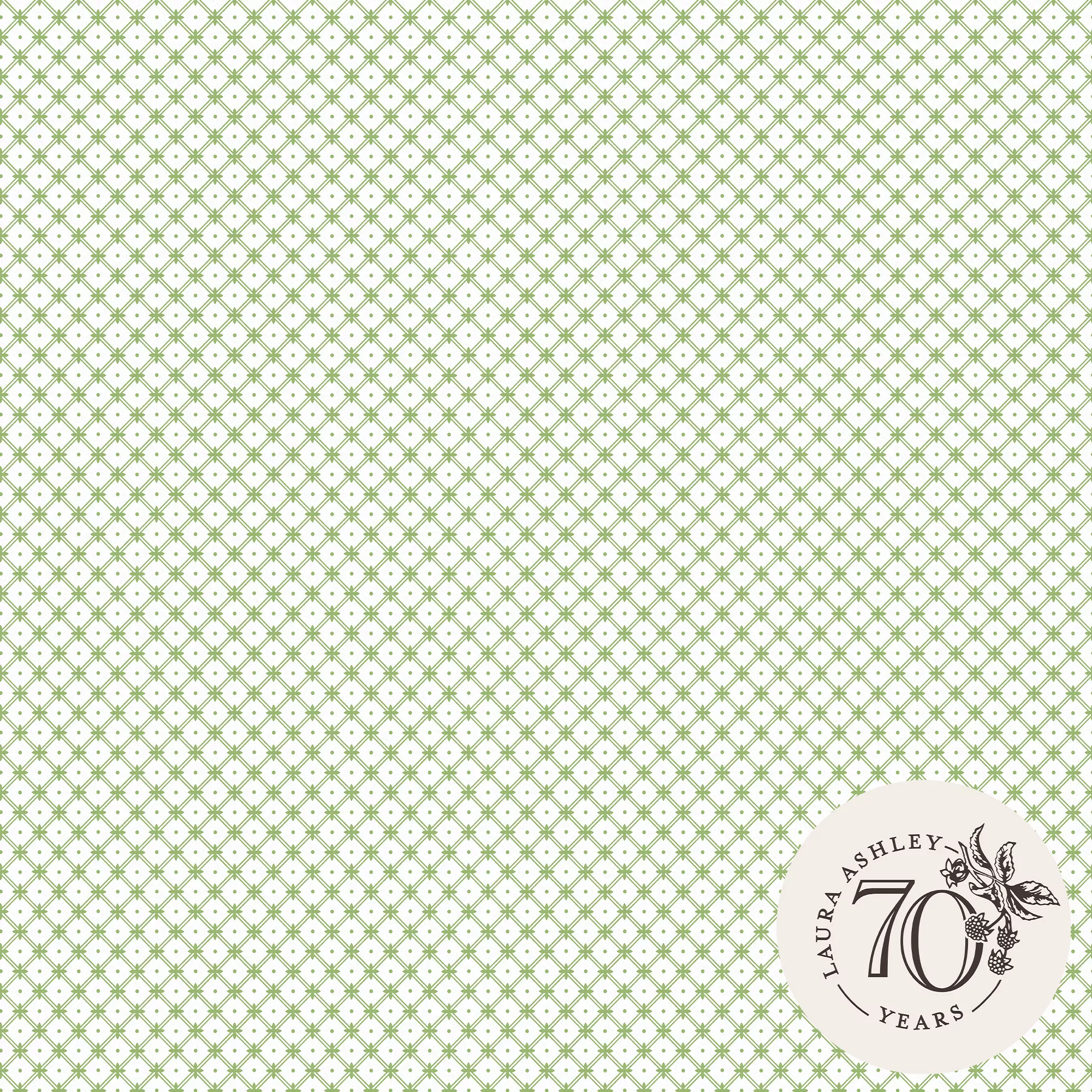 Laura Ashley Wickerwork Green Motif Smooth Wallpaper 5 Laura Ashley Wickerwork Green Motif Smooth Wallpaper - Image 3