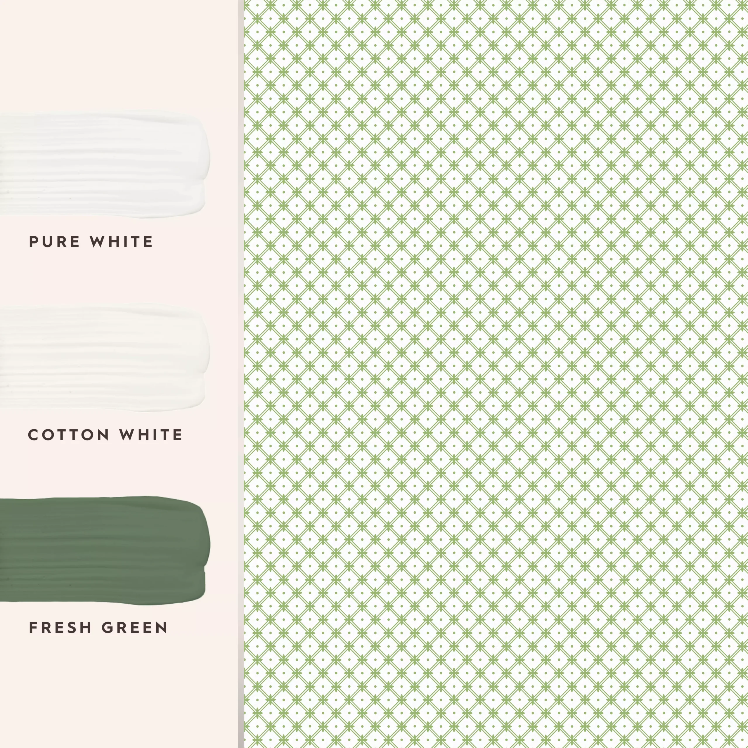 Laura Ashley Wickerwork Green Motif Smooth Wallpaper 6 Laura Ashley Wickerwork Green Motif Smooth Wallpaper - Image 4