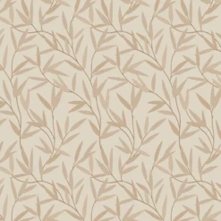 Laura Ashley Willow Neutral Leaf Smooth Wallpaper