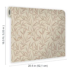 Laura Ashley Willow Neutral Leaf Smooth Wallpaper -Laura Ashley laura ashley willow neutral leaf smooth wallpaper5011583467390 02t bq